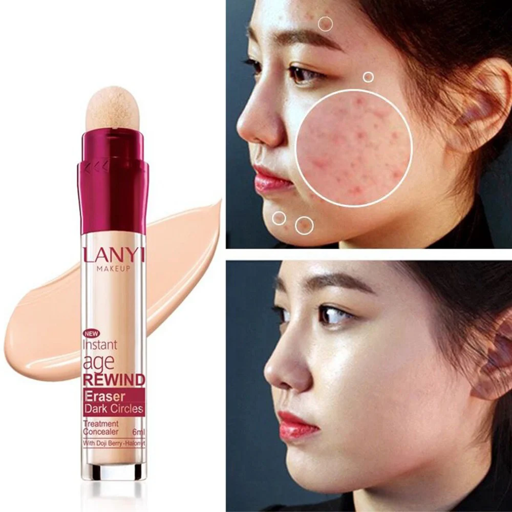 

2019 New Hot Face Foundation Concealer Pen Long Lasting Dark Circles Corrector Contour Concealers Stick Cosmetic Makeup kkwTSLM1