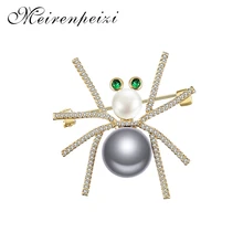 Women's delicate little spider brooch crystal rhinestone brooch enamel brooch jewelry gift brooch for men and women pulatu red crystal lobster brooch gift for girlfriend