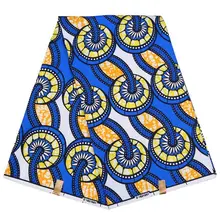 Высокое качество Африканский батик ткань для женщин платье костюм Анкара голландский воск ткань с зеленым принтом в нигерийском стиле ткань из восковой ткани