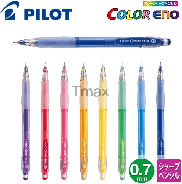 

8 Colors/Set PILOT HCR-197 Mechanical Pencil 0.7mm Color Mechanical Pencil Drawing 8PCS Office & School Supplie Stationery