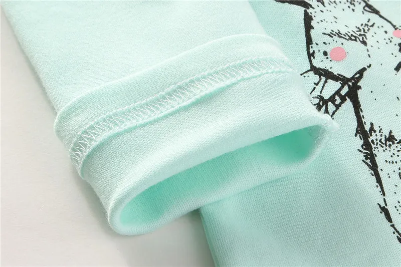 2016 Children Girls 100% Cotton Spring Autumn T-Shirt For 1-6Y Kids Jumpingbaby Brand Long Sleeve Cartoon Tees Child Cute Tops42