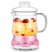 Электрический чайник полностью автоматический утолщенный стеклянный Многофункциональный заваренный горелка для заварки чая электрический чайник с цветами защита от перегрева