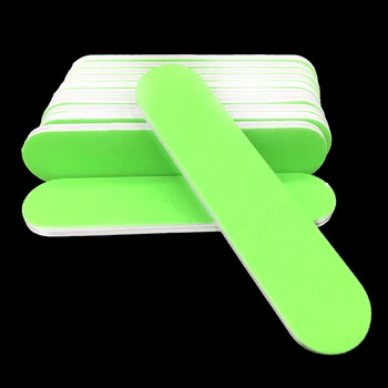 

Nail File 50Pcs Sanding Buffer Block 180/180 Grit Green Sandpaper Pedicure Manicure Buffing Polish Beauty Tool Professional File