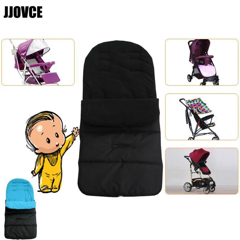2017 Winter Autumn Baby Stroller Footmuff Carseat Sleep Bag Pram Polyester Envelop Strap On The Carriage Warm Booties 3 Colors | Мать и