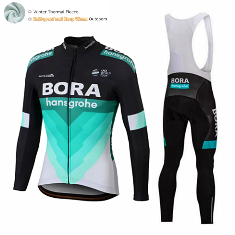 2018 зимние Polar велокоманды Bora Велоспорт трикотаж Одежда Майо ropa ciclismo mtb bicicleta Bicicletas