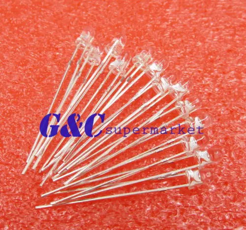 

50pcs PD204-6C PHOTODIODE PIN IR 3MM 940NM SPEED LED Water clear