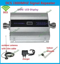 LCD Display GSM Repeater 1800Mhz Booster Cell Signal Amplifier Receivers booster DCS 1800 repeater Mobile Phone Signal amplifier