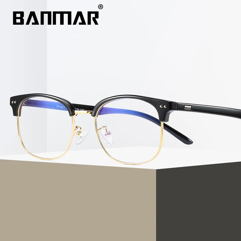 

BANMAR TR90 Frame Anti Blue Light Blocking Glasses Unisex Blue Light Glasses Protection Reading Gamer Computer Glasses 1821