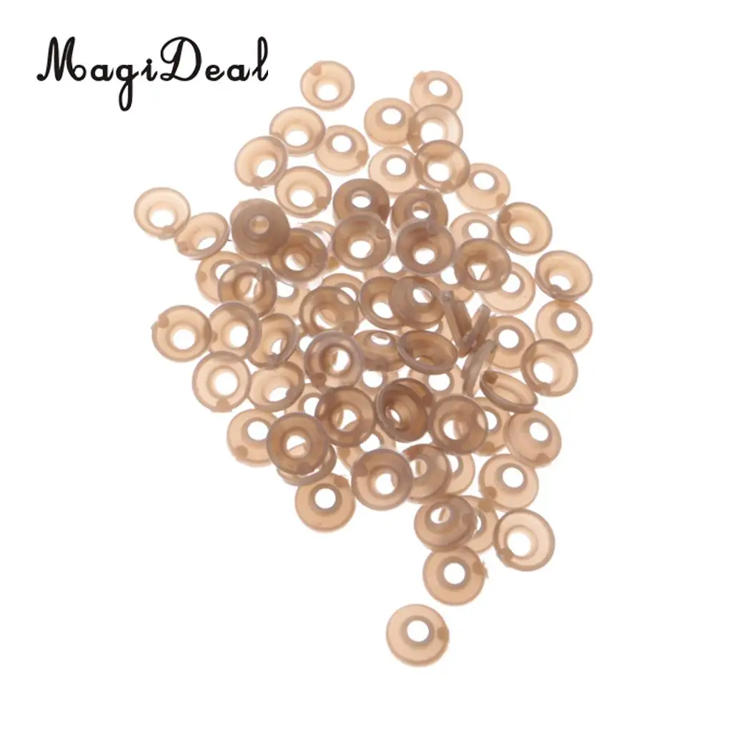 MagiDeal Simulation 100Pcs/Pack Plastic Safety Nose with Backs for Bear Dog Doll Animal Children Hands-on Ability DIY Crafts Toy