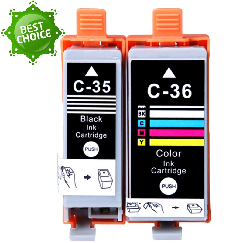 Cartucce Inchiostro Compatibili Canon Confezione Da 10 Cartucce D'Inchiostro Compatibili Per Canon Pixma - Modelli PGI-35 CLI-36 (iP100, IP110, TR150) Cartucce Compatibili Canon Pgi-35 - Foto 4