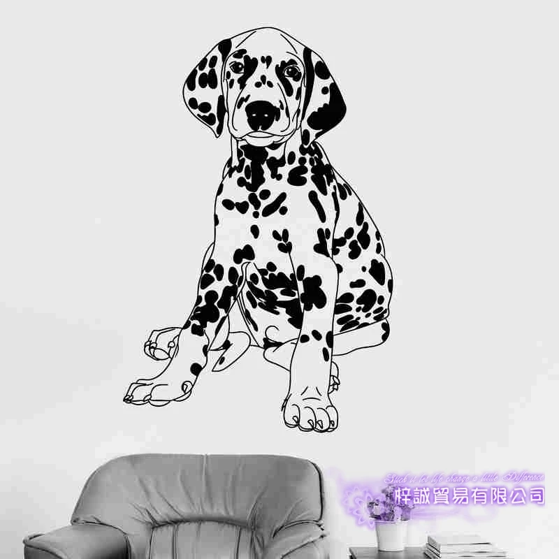 DCTAL Dog Grooming Salon Pet Shop Sticker Decal Posters Vinyl Wall Art Decals Parede Decor Mural Pet Shop Sticker