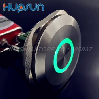 

high quality waterproof 5v 12v stainless steel 40mm LED push button switch latching power buttons electronic engine start button