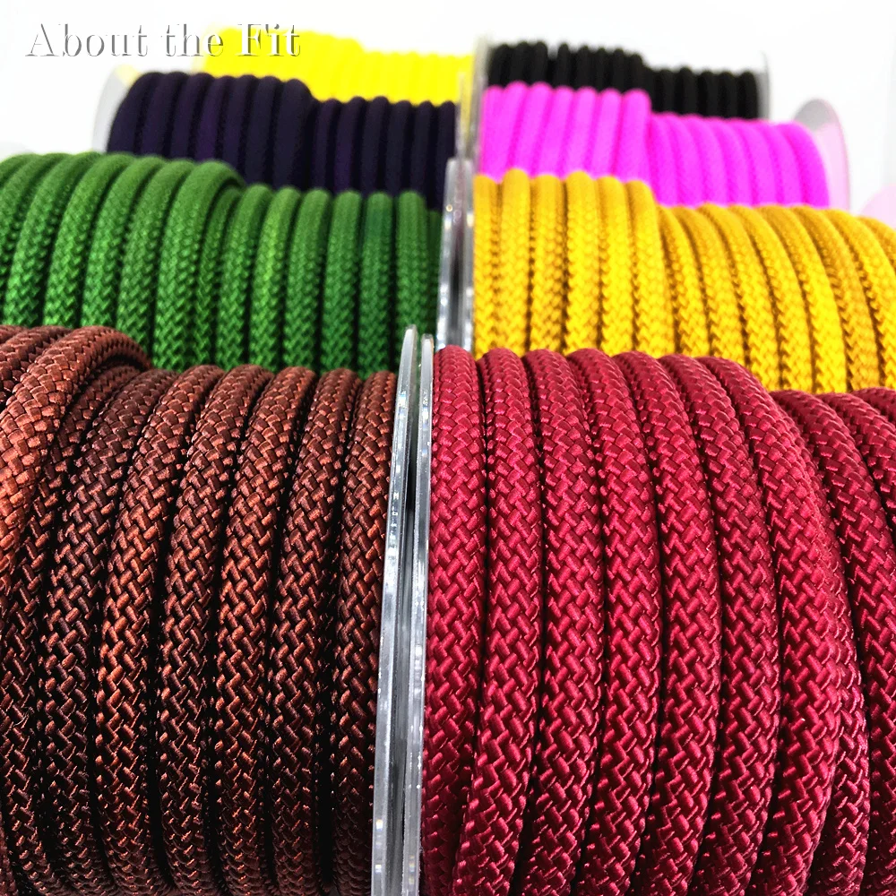 Braided Nylon Ropes 6mm 8M/Roll Thread DIY String Strap Cords Beading Bracelet For Jewelry