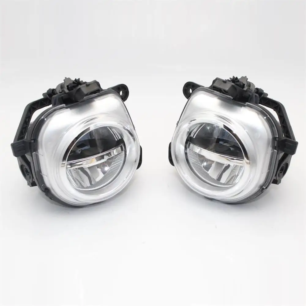  2Pcs For BMW X4 F26 X5 F15 X5 M F85 X6 F16 X6 M F86 Car-styling Front LED DRL Fog Light Fog Lamp As