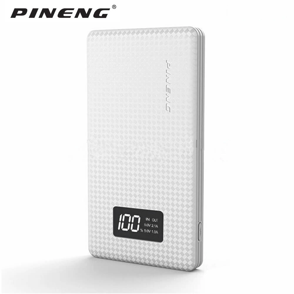 Pineng 10000mah PN963 Power Bank PN-963 power Portable Battery Mobile Li-Polymer Bank with LED Indicator For iphone XR XS Max