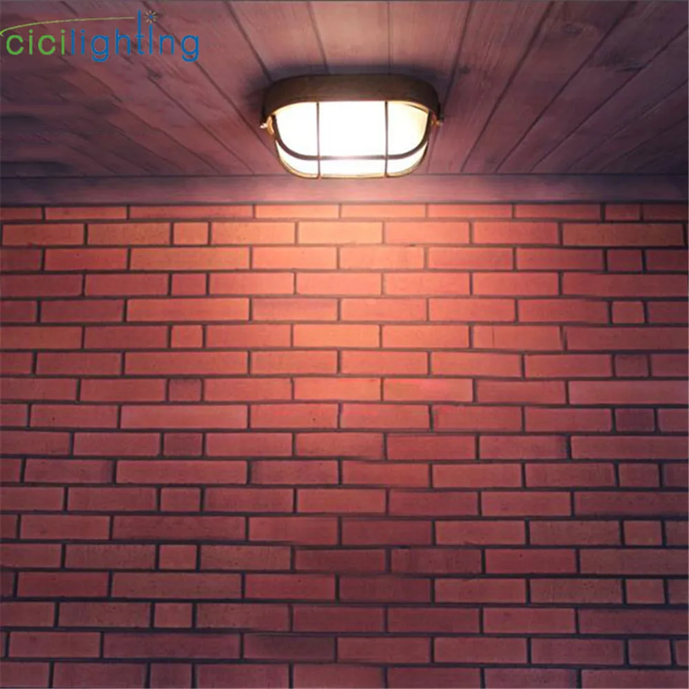 Retro moisture explosion-proof outdoor Wall light Vintage Waterproof E27 ceiling lamp outdoor wall & Porch lighting cicilighting