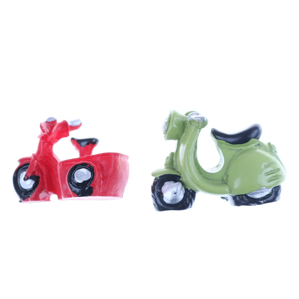 Random Motorcycle Miniatura Dollhouse Garden Home Bonsai Decoration Toy