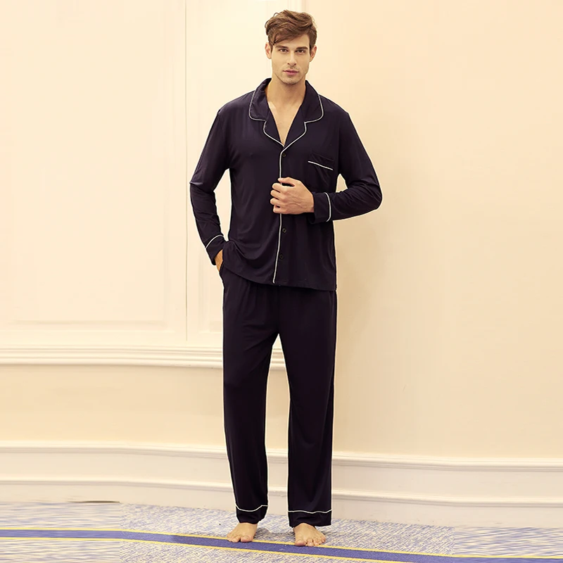 Mens And Womens Bamboo Modal Cotton Jersey Pajamas Sleepwear Home Wear