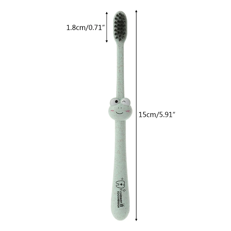 Baby Toothbrush Natural Wheat Straw Cartoon Toddler Kid Newborn Dental Oral Care Bamboo Fiber Kids Toothbrush Baby Toothbrush Natural Wheat Straw Cartoon Toddler Kid Newborn Dental Oral Care Bamboo Fiber Kids Toothbrush