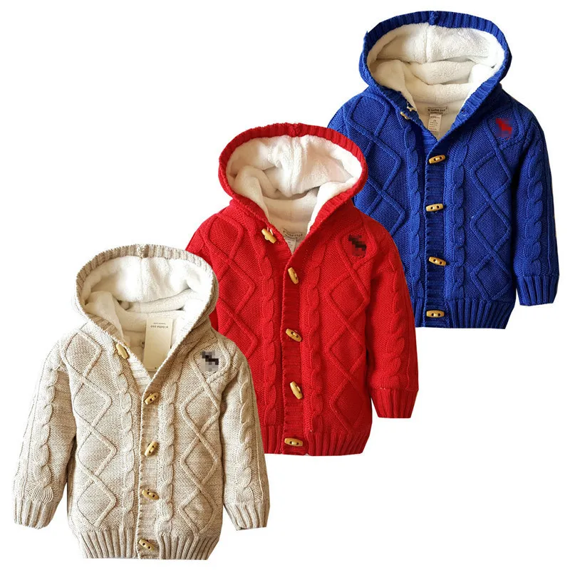 Baby Winter Coat Thick Climbing Clothes Newborn Boys Girls Snow Wear Warm Sweater Jacket winter Hooded Outwear