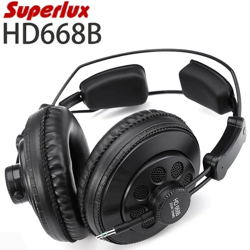 Игровая гарнитура наушники pro Superlux HD668B монитор Запись профессиональные наушники повязка на голову