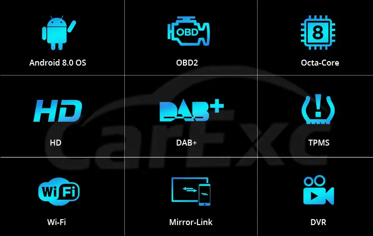 Top CarExc Android 9.0 OS Octa Core For Benz W220 S320 S350 S500 Car Radio Stereo With WiFi GPS Navigation Multimedia Player System 9