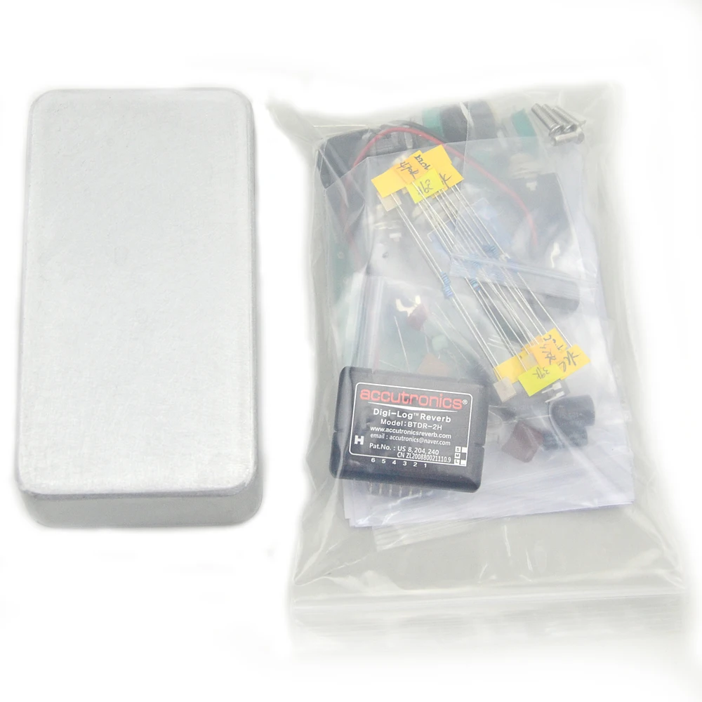 Diy Digital Reverb Guitar Effect Pedal Kit With Module Accutronics Digilog Btdr2h Medium