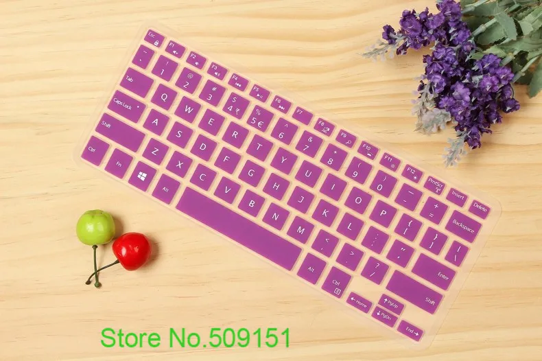 Силиконовый защитный чехол для клавиатуры Dell Latitude 7275 5285 N005 N006 L5290 XPS12-9250-2308 2608T 15-7547/7548 15B/BR/BD - Цвет: Purple