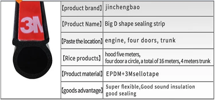 5 mbig D+ 5 msmall D+ 8mZ Тип+ 8mP Тип двери автомобиля этиленового пропилен-каучука прокладки Водонепроницаемый отделка шумоизоляция Звукоизоляционная лента аксессуары для автомобиля Стиль