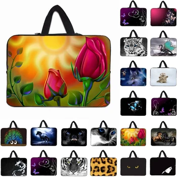 

Viviration Zippers Laptop Liner Sleeve Bag Handle 10 12 13 14 15 17 inch Notebook Neoprene Carry Case For Dell XPS 13 14 Chuwi