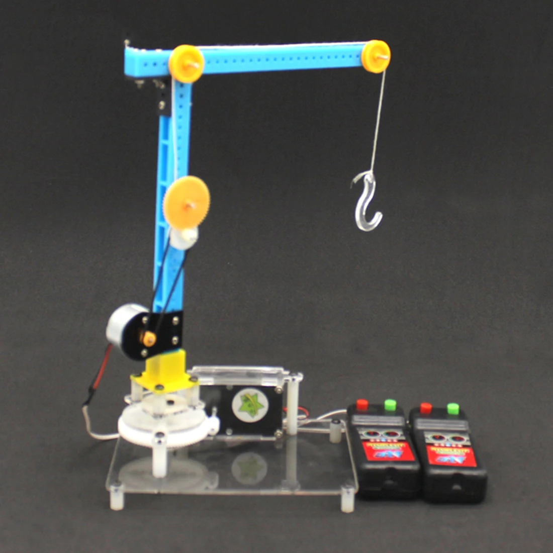 

Funny DIY Science Toys for Kids Eduactional Remote Control Crane Kit Scientific Experimental Model For Boy Gifts
