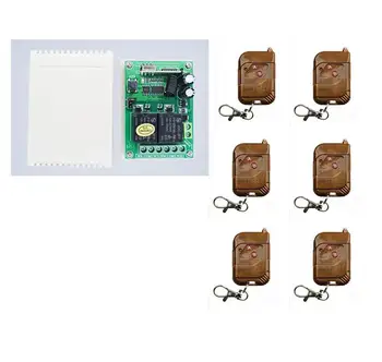 

433MHZ /315MHZ DC12V 2CH RF Wireless Remote Control Switch System 6pcs Transmitter with Receiver for Appliances Gate Garage Door