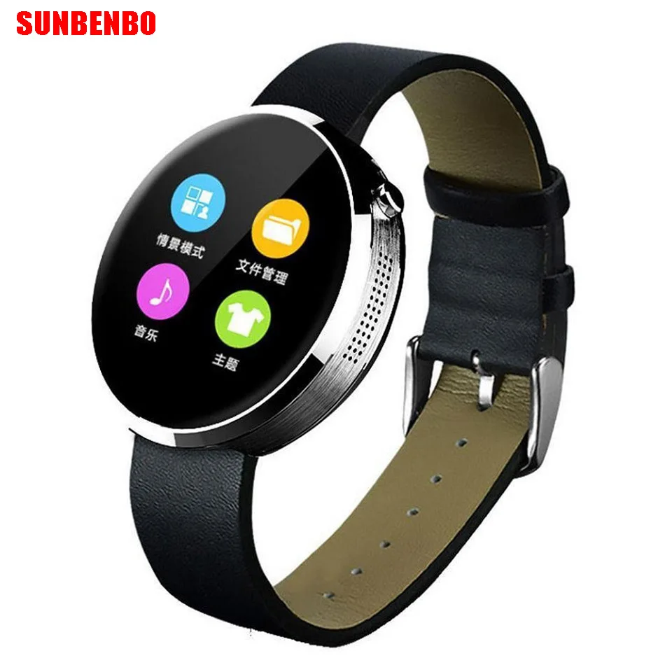 

New M360 Bluetooth Smart Watch 1.22" Heart Rate Pedometer Anti-lost Handfree Mic Speaker Wristwatch for IOS Android PK Dz09 GT08