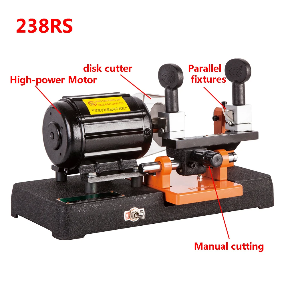 CHKJ GOSO 238RS машина для замочек в форме листа для резки ключей 220V машина для дублирования ключей слесарные инструменты для изготовления автомобильных дверей