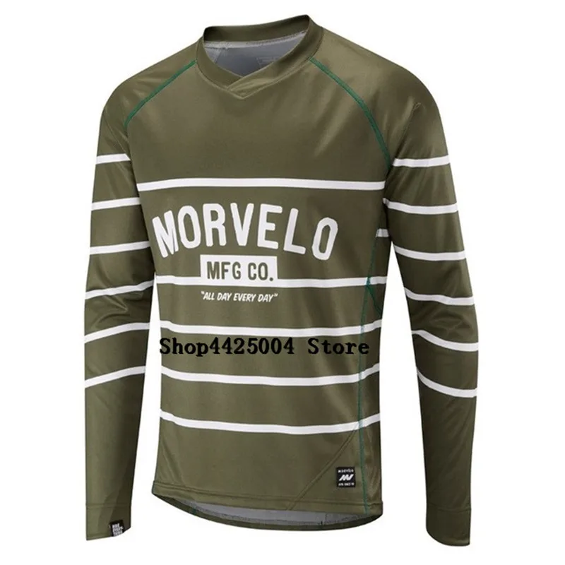 

2019 Morvelo Downhill cycling jersey MTB racing clothes summer Motocross offroad wear riding shirt Maglia da ciclismo in discesa