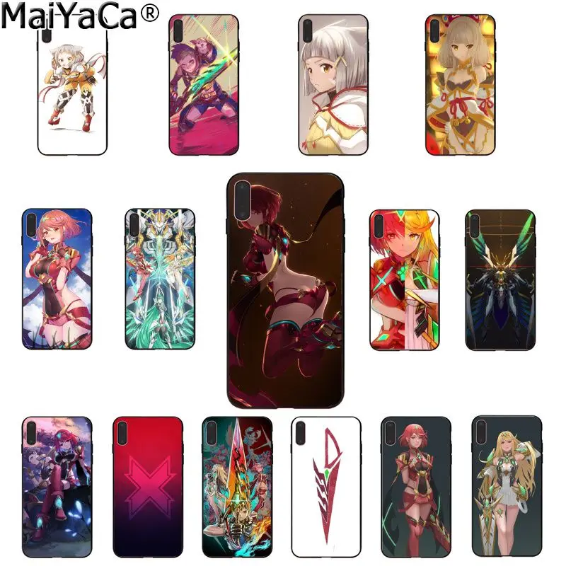 

MaiYaCa xenoblade chronicles 2 Novelty Fundas Phone Case Cover for iPhone 6S 6plus 7 7plus 8 8Plus X Xs MAX 5 5S XR