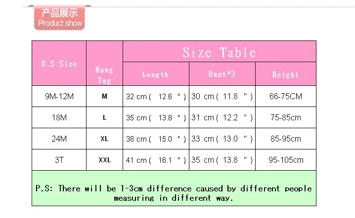 coat size