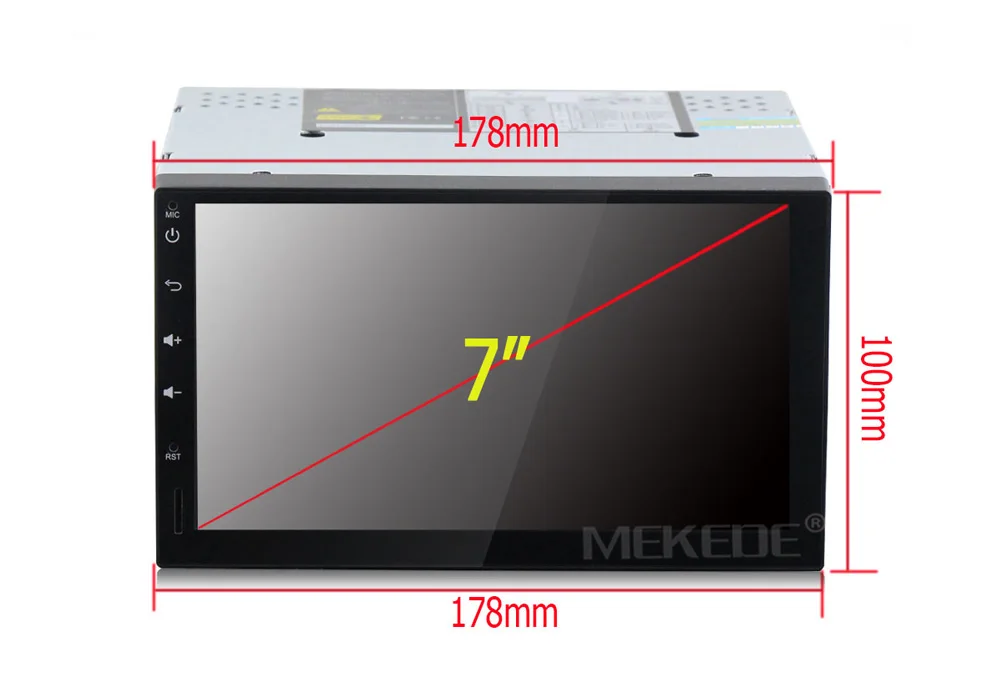 Clearance 7" 2Din 1024*600 Android 8.0 4G RAM Car Tap PC Tablet 2 din Universal For GPS Navigation BT Radio Stereo Audio Player(No DVD) 2