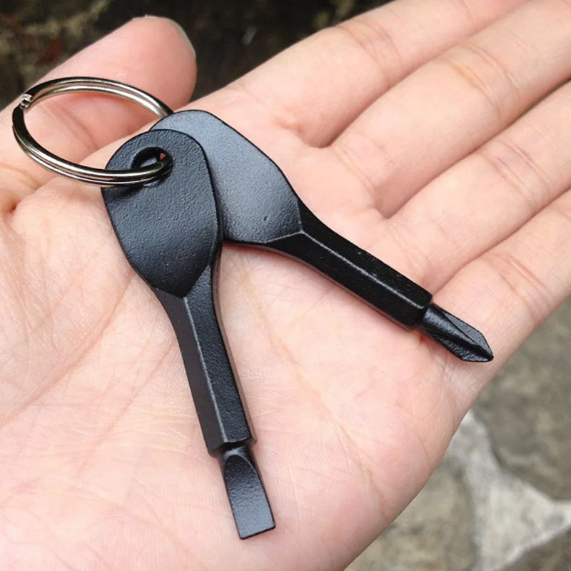 2Pcs/set Key Screwdriver EDC Outddor Camping Survival Equipment Tourism Multifunctional Portable Mini Keychain Tools 2Pcs/set Key Screwdriver EDC Outddor Camping Survival Equipment Tourism Multifunctional Portable Mini Keychain Tools