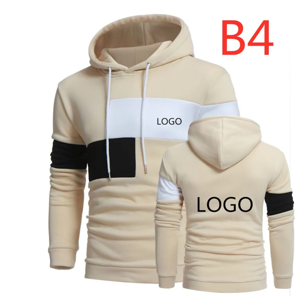 Skup B4 2019 zwyczaj drukowania LOGO bluzy z kapturem dla mężczyzn bluzy z kapturem sweter męska bluza z kapturem kurtka na zamówienie Harajuku duży rozmiar bezpośrednie dostawy top