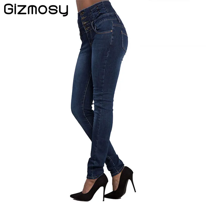 

Autumn & Winter Light Washed Elastic Vintage Skinny Straight Long Jeans Female Warm Trousers Lady Washed Casual Pants BN1944