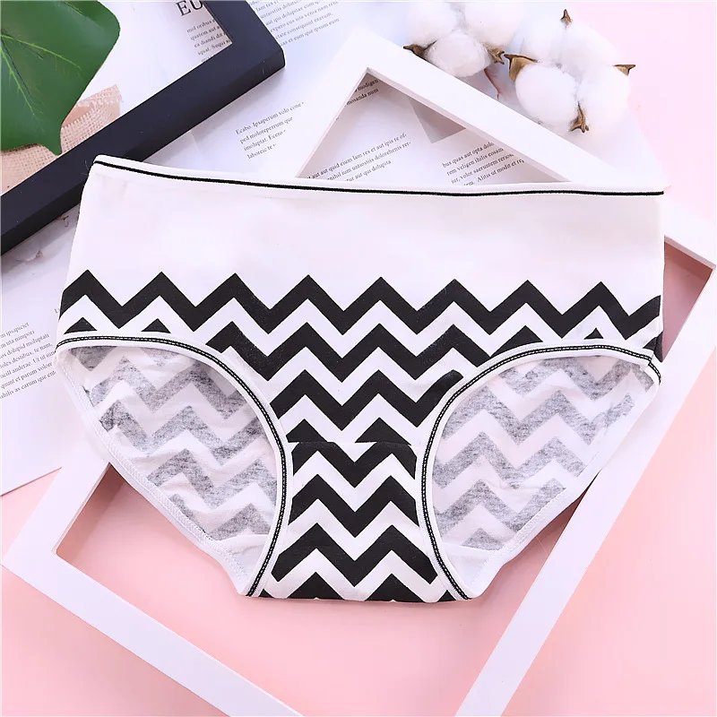 cute underwear 7 Pcs Panties Women's Underwear Cute Cotton Briefs For Women Ladies Sexy Lingerie Cartoon Girls Pink Pantys Underpanties Shorts high waisted thong