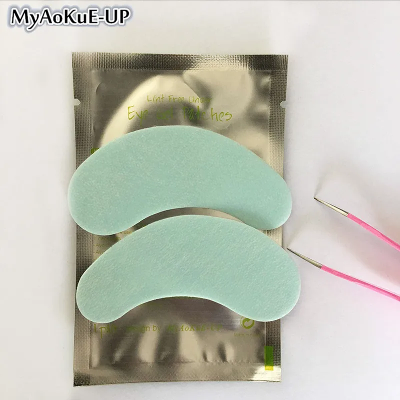 Myaokue до 500 пар ресниц Нашивки мягкие Средства ухода для век Бумага patch pad