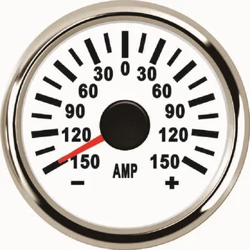 

New 52mm Ammeter AMP Gauge Ampere Meter +/-150A With Current Sensor With Red Backlight