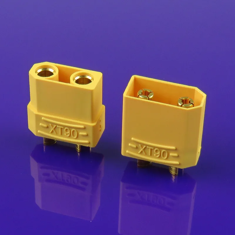 

Free DHL 1000 Pair/2000PCS XT90 Battery Connector Set Male Female Gold Plated Banana Plug Drone Aircraft Model Connector