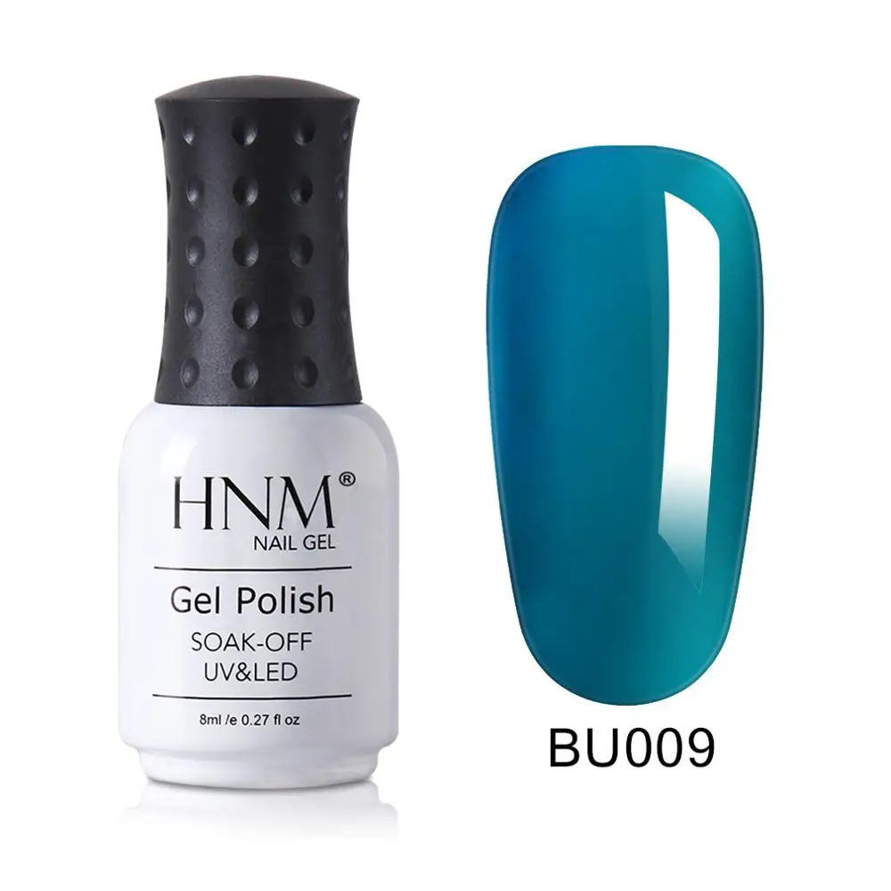 HNM 8 мл гель для ногтей синяя серия UV LED длинный последний лак тиснения