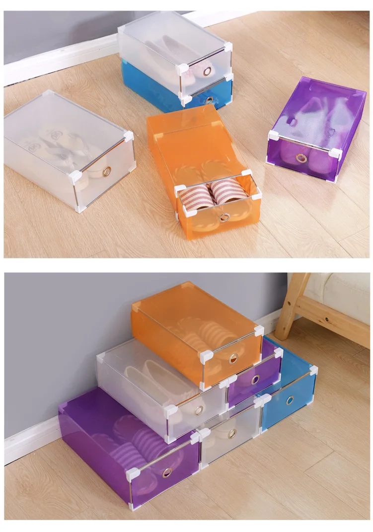 Коробка для обуви, органайзер для хранения, прозрачный Пластиковый ...