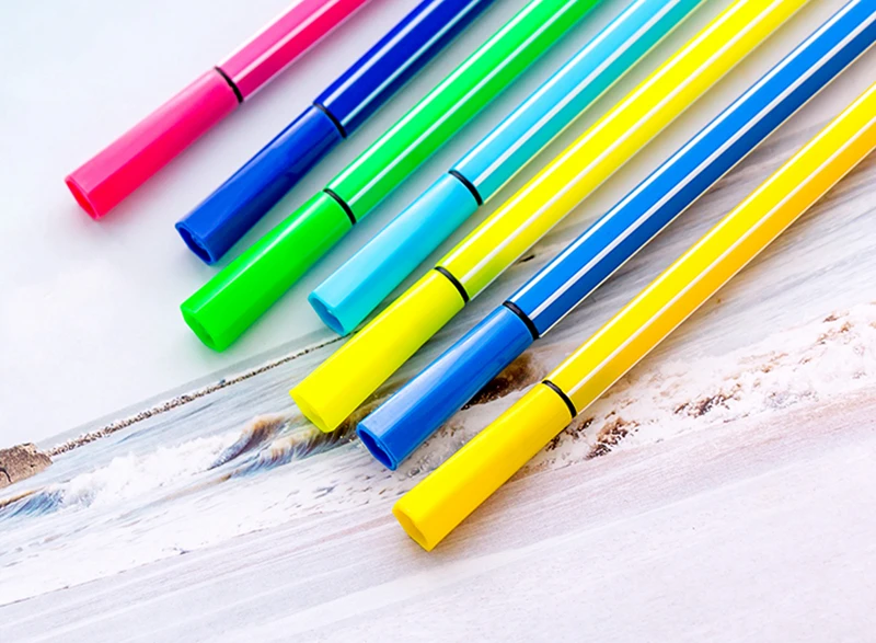 YDNZC 36 цветов, профессиональная цветная ручка, маркеры, ручка, цветная ручка, тонкий наконечник для детей, рисование, цветные книги, товары для рукоделия