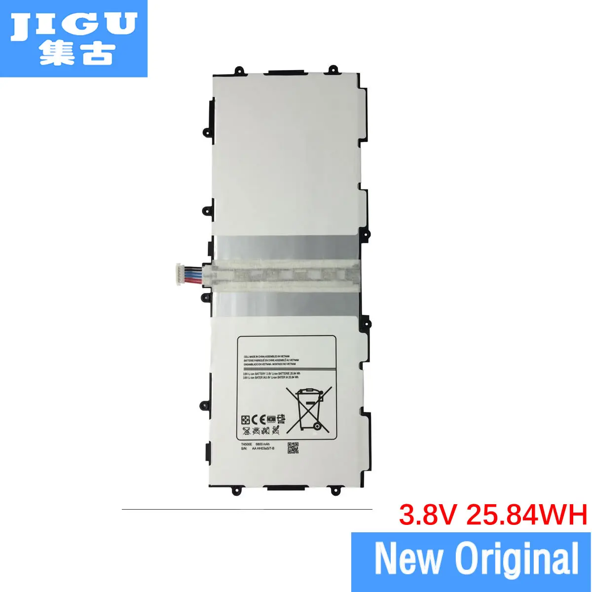 

JIGU 100% Original Replacement Battery T4500E SP3081A9H For Samsung GALAXY Tab 3 P5210 P5200 Authentic Tablet Battery 6800mAh