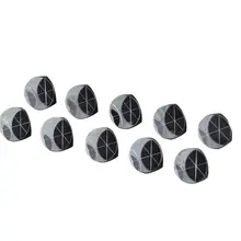 10 шт с алюминиевым покрытием 25,4 мм угловой куб призма, покрытый трехгранный Retroreflector* 10